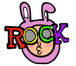 creepy ccute Rabbit sticker #12739199