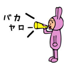 creepy ccute Rabbit sticker #12739204