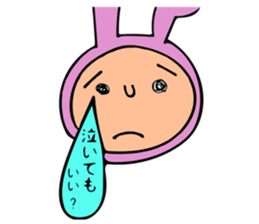 creepy ccute Rabbit sticker #12739205