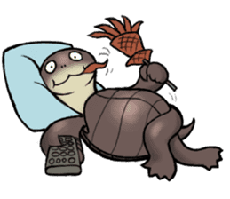 Tortoise diary - Part.4 sticker #12739829