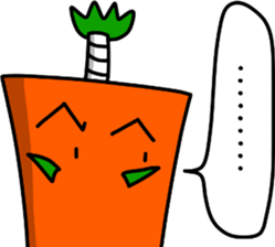 sticker of Samurai of carrot sticker #12739957