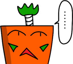 sticker of Samurai of carrot sticker #12739970