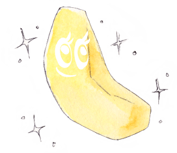 Apple of a watercolor painting sticker #12740321