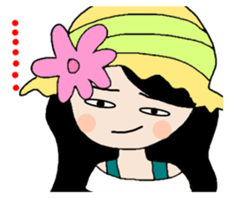 Pan 'sister (hat girl) sticker #12740481