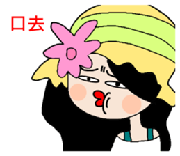Pan 'sister (hat girl) sticker #12740497