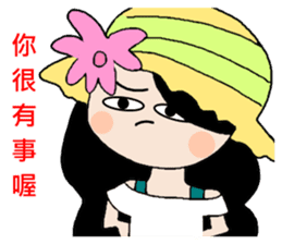 Pan 'sister (hat girl) sticker #12740507