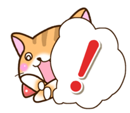 Cat wearing a bow tie. sticker #12741506