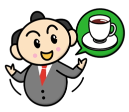 Samurai-Businessman sticker #12741634