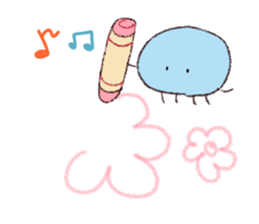 Panda & rabbit & jellyfish sticker #12742436