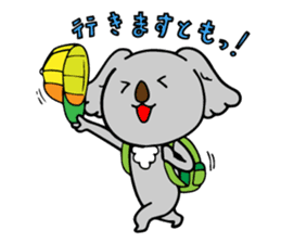Big-eared koala2 sticker #12742671