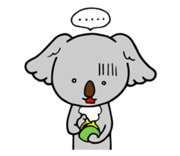 Big-eared koala2 sticker #12742677