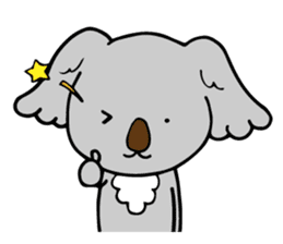 Big-eared koala2 sticker #12742679