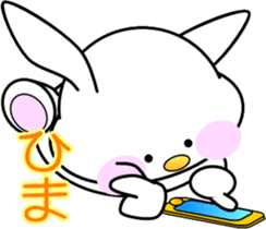 AIUEO rabbit-2 sticker #12743184
