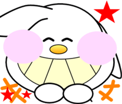 AIUEO rabbit-2 sticker #12743195