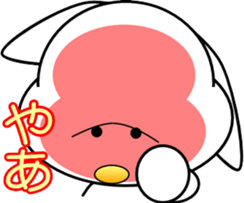 AIUEO rabbit-2 sticker #12743196