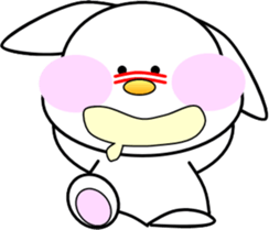 AIUEO rabbit-2 sticker #12743210
