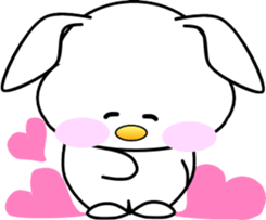 AIUEO rabbit-2 sticker #12743211