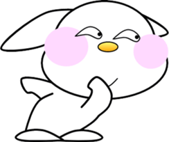 AIUEO rabbit-2 sticker #12743212