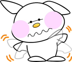 AIUEO rabbit-2 sticker #12743213