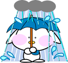 AIUEO rabbit-2 sticker #12743216