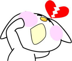 AIUEO rabbit-2 sticker #12743218