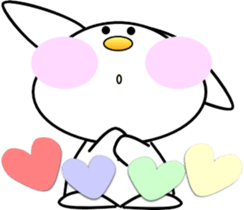 AIUEO rabbit-2 sticker #12743220