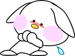 AIUEO rabbit-2 sticker #12743221