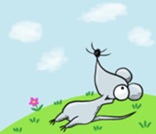 Lone Mouse sticker #12744029