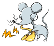 Lone Mouse sticker #12744055
