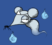Lone Mouse sticker #12744057