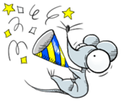 Lone Mouse sticker #12744059