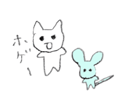 Hi Apple Cat 2 sticker #12744518