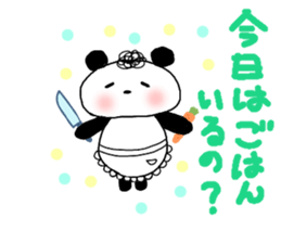 Cute Natural Perm Panda 2 sticker #12745062