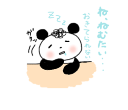 Cute Natural Perm Panda 2 sticker #12745078