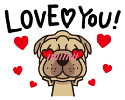iinu - Shar Pei sticker #12745513