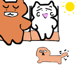 honwaka cat 9 honwaka cat in Autumn sticker #12745666