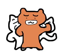 honwaka cat 9 honwaka cat in Autumn sticker #12745687