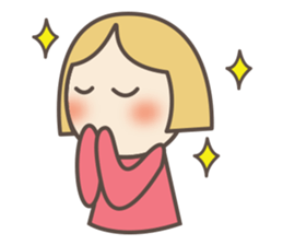 cute face pinky today is sunny day sticker #12746311