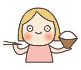 cute face pinky today is sunny day sticker #12746314