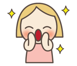 cute face pinky today is sunny day sticker #12746317