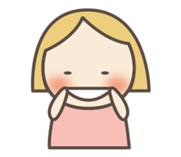 cute face pinky today is sunny day sticker #12746321