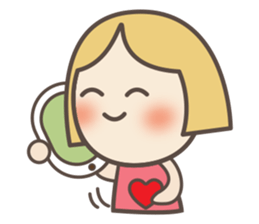 cute face pinky today is sunny day sticker #12746325