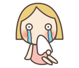 cute face pinky today is sunny day sticker #12746327