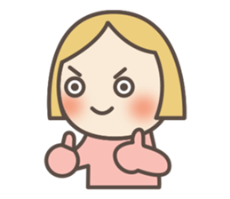 cute face pinky today is sunny day sticker #12746333