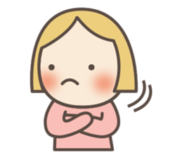 cute face pinky today is sunny day sticker #12746339