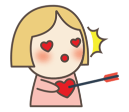 cute face pinky today is sunny day sticker #12746342