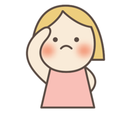 cute face pinky today is sunny day sticker #12746344