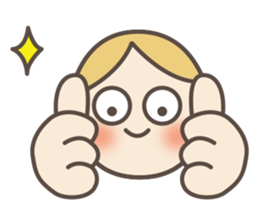 cute face pinky today is sunny day sticker #12746345