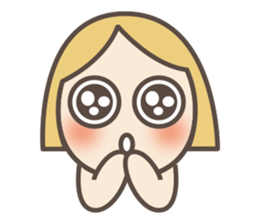 cute face pinky today is sunny day sticker #12746346