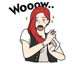 Byuti (English) sticker #12747001